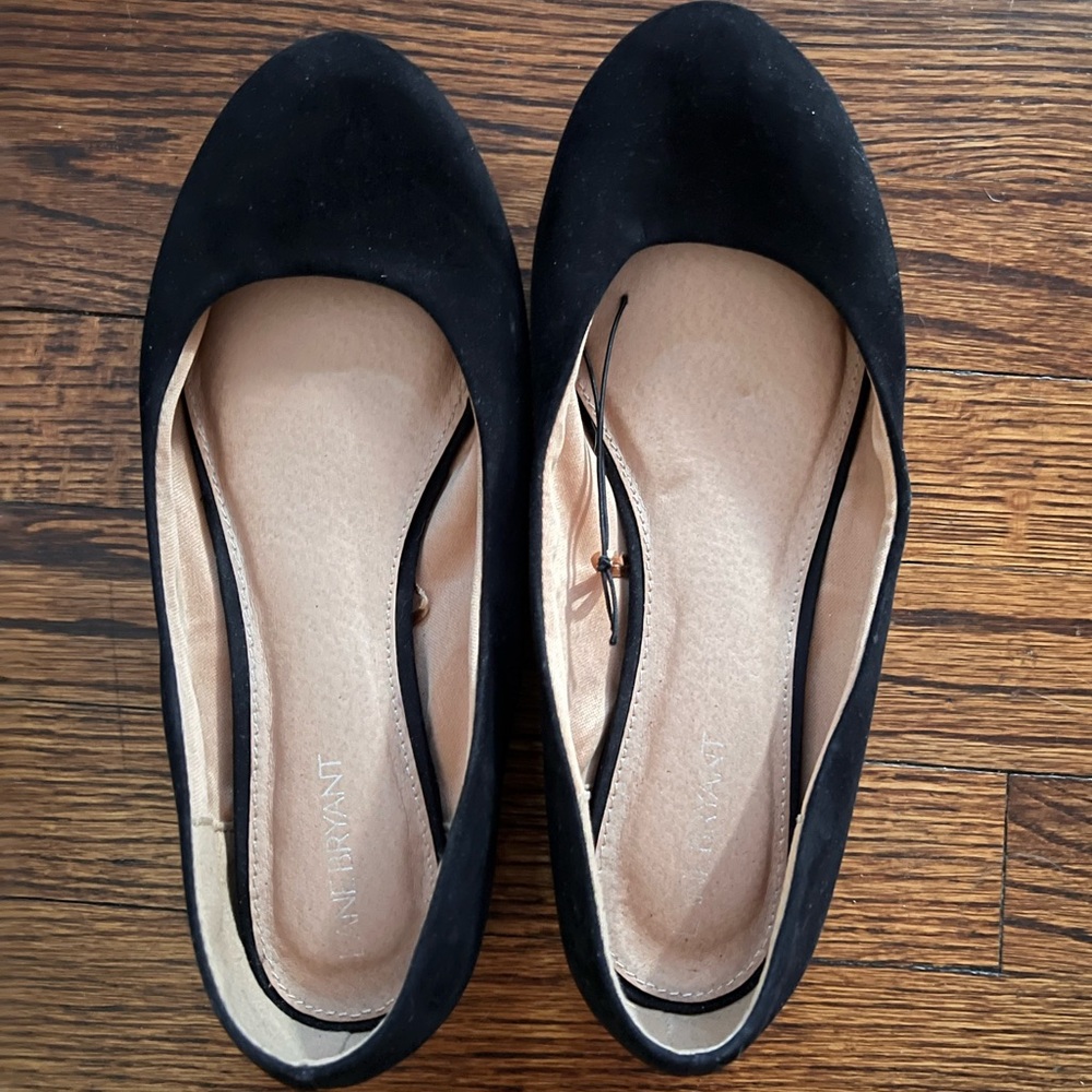 Black Suede Flats